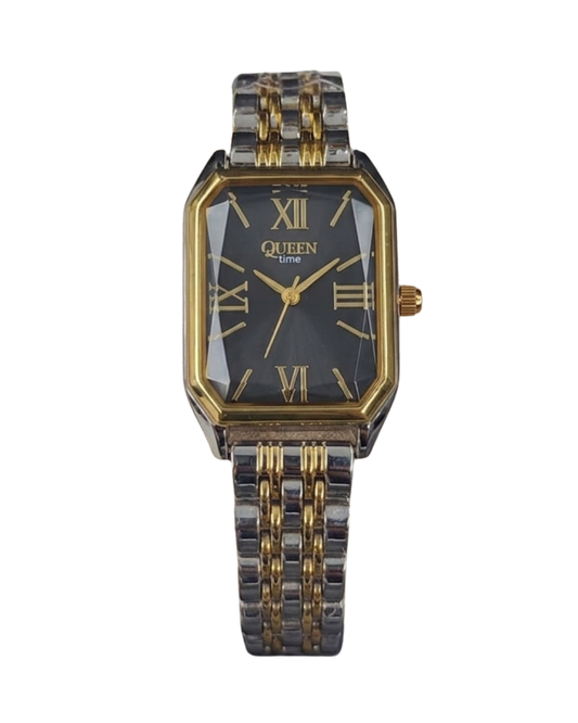 Queen Time Gray Regal Series Elegant Ladies Timepiece