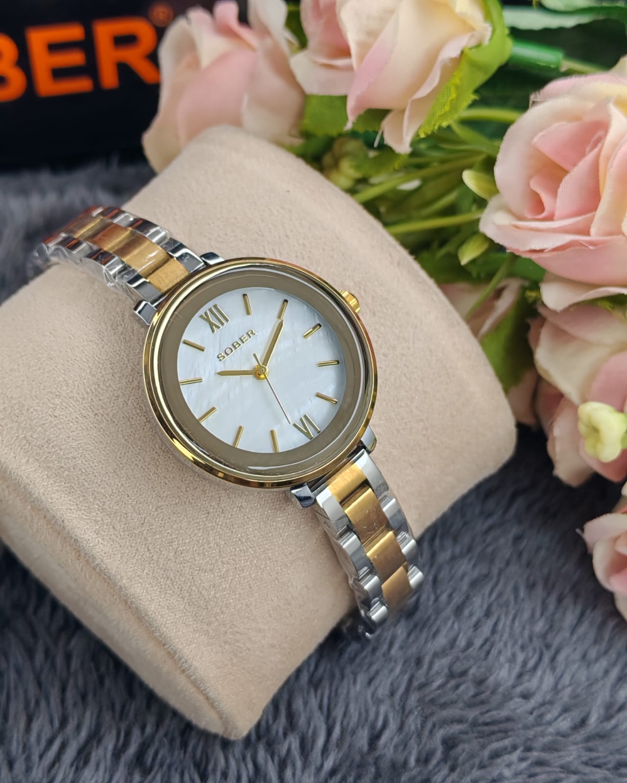 Sober Women's Exclusive Radiance Stainless Steel Silver White Watch