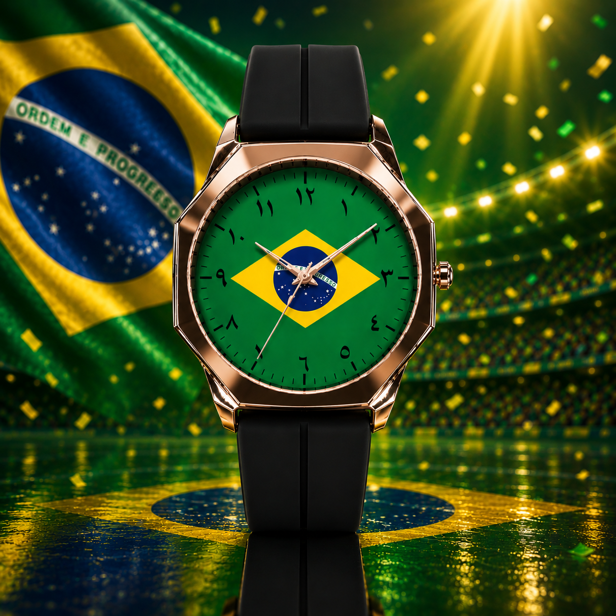 Brazil FIFA World Cup 2026 Watch - China Fiber Belt