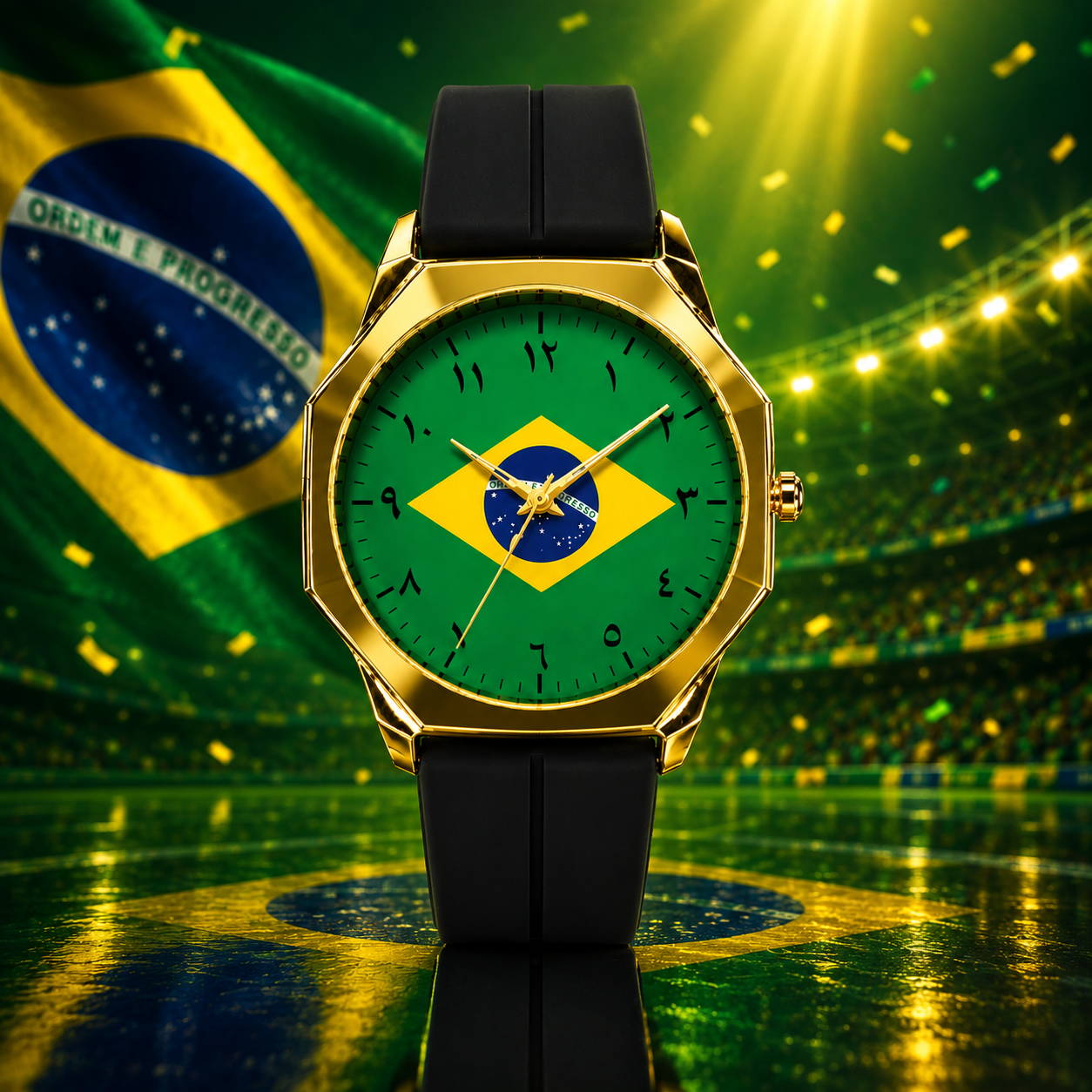 Brazil FIFA World Cup 2026 Watch - China Fiber Belt