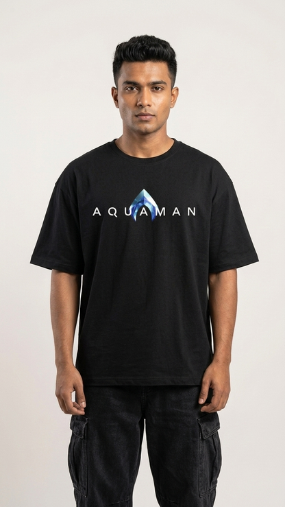 Aquaman DC Comics Graphic Black T-Shirt
