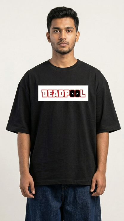 Deadpool Graphic Black T-Shirt