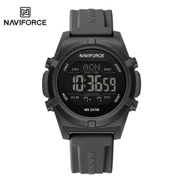 NAVIFORCE 7127 Men's Digital Sport Watch Dravit Grey