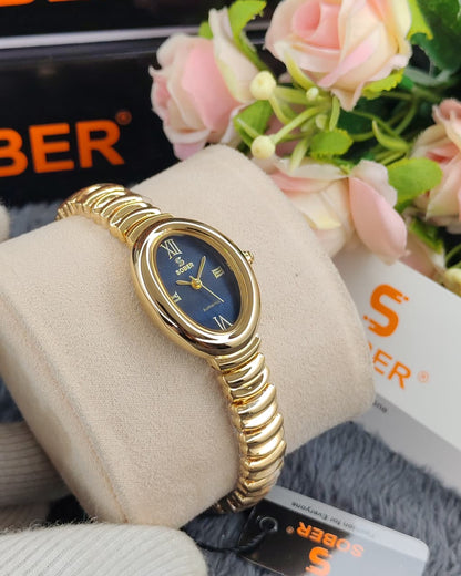 Sober Grace Series - Authentic Women's Stainless Steel Chain Watch