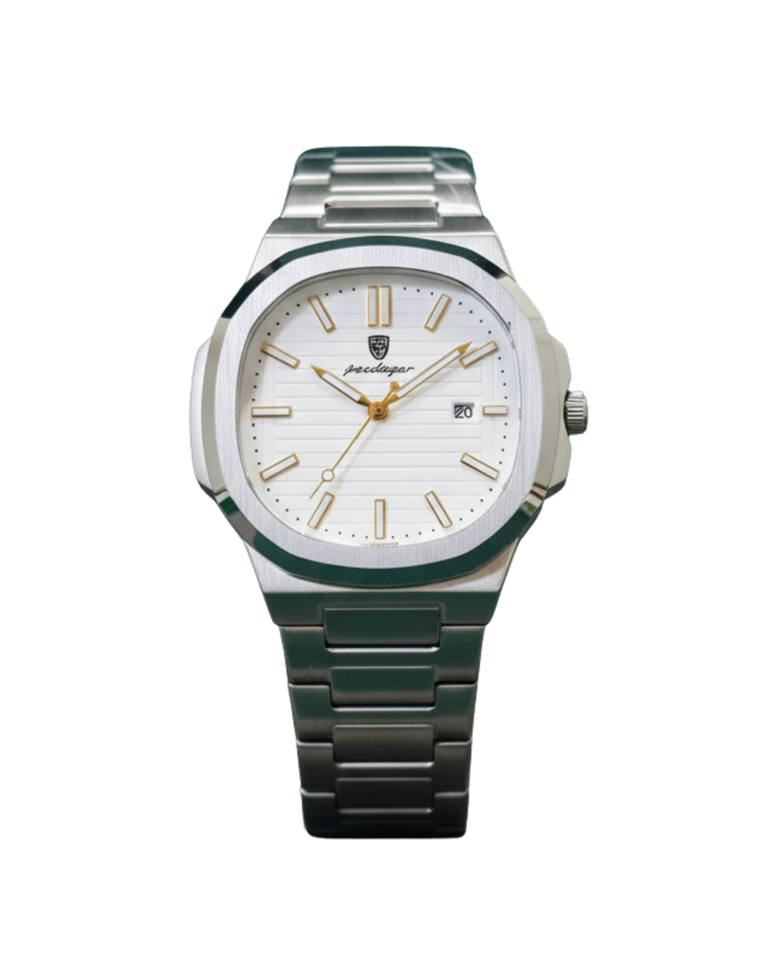 POEDAGAR 922 Nautilus Series - Premium Gradient Dial Men's Watch_White