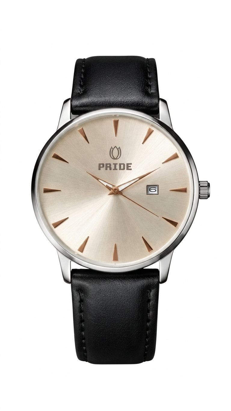PRIDE_MT-A3898_Legacy_Edition_-_Premium_Men_s_Leather_Watch_Cream Dial & Black Dial