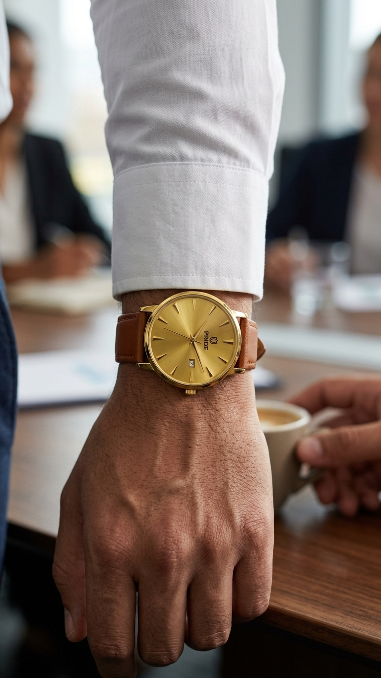 PRIDE_MT-A3898_Legacy_Edition_-_Premium_Men_s_Leather_Watch_Golden