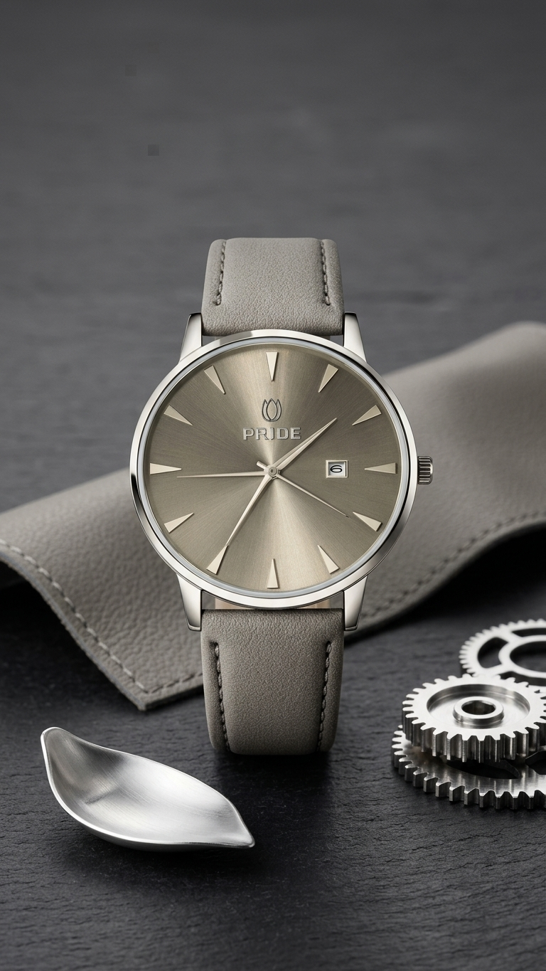 PRIDE_MT-A3898_Legacy_Edition_-_Premium_Men_s_Leather_Watch_Silver