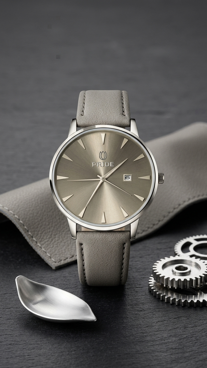 PRIDE_MT-A3898_Legacy_Edition_-_Premium_Men_s_Leather_Watch_Silver