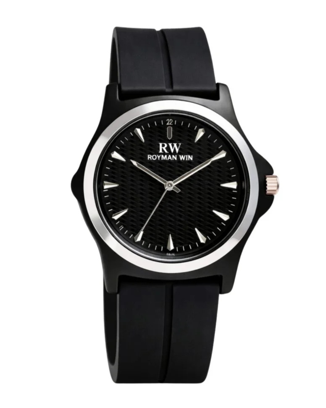 ROYMAN WIN RWB-1001 100% Waterproof Men's Watch with Black Dial