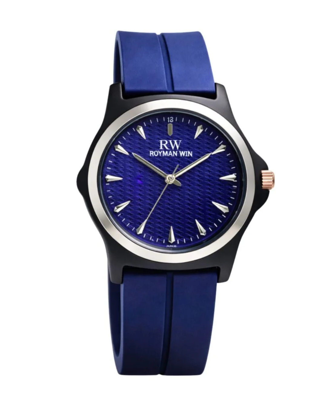 ROYMAN WIN RWB-1001 100% Waterproof Men's Watch with Blue Dial