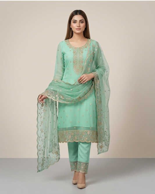 Royal Mint Embroidered Premium Three-Piece Set.