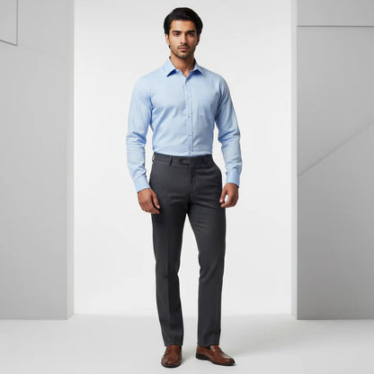 Sky Blue Regular Fit Shirt -SB4
