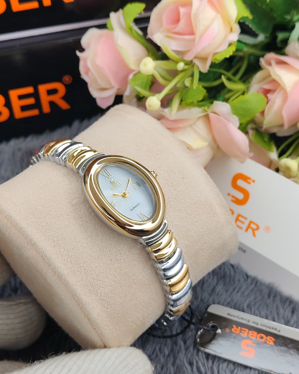 Sober Grace Series Authentic Ladies Luxury White Timepiece