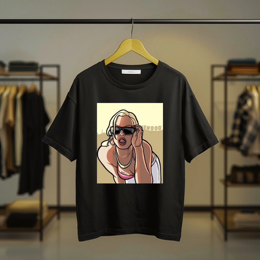 Grand Theft Auto VI Logo Graphic Black T-Shirt