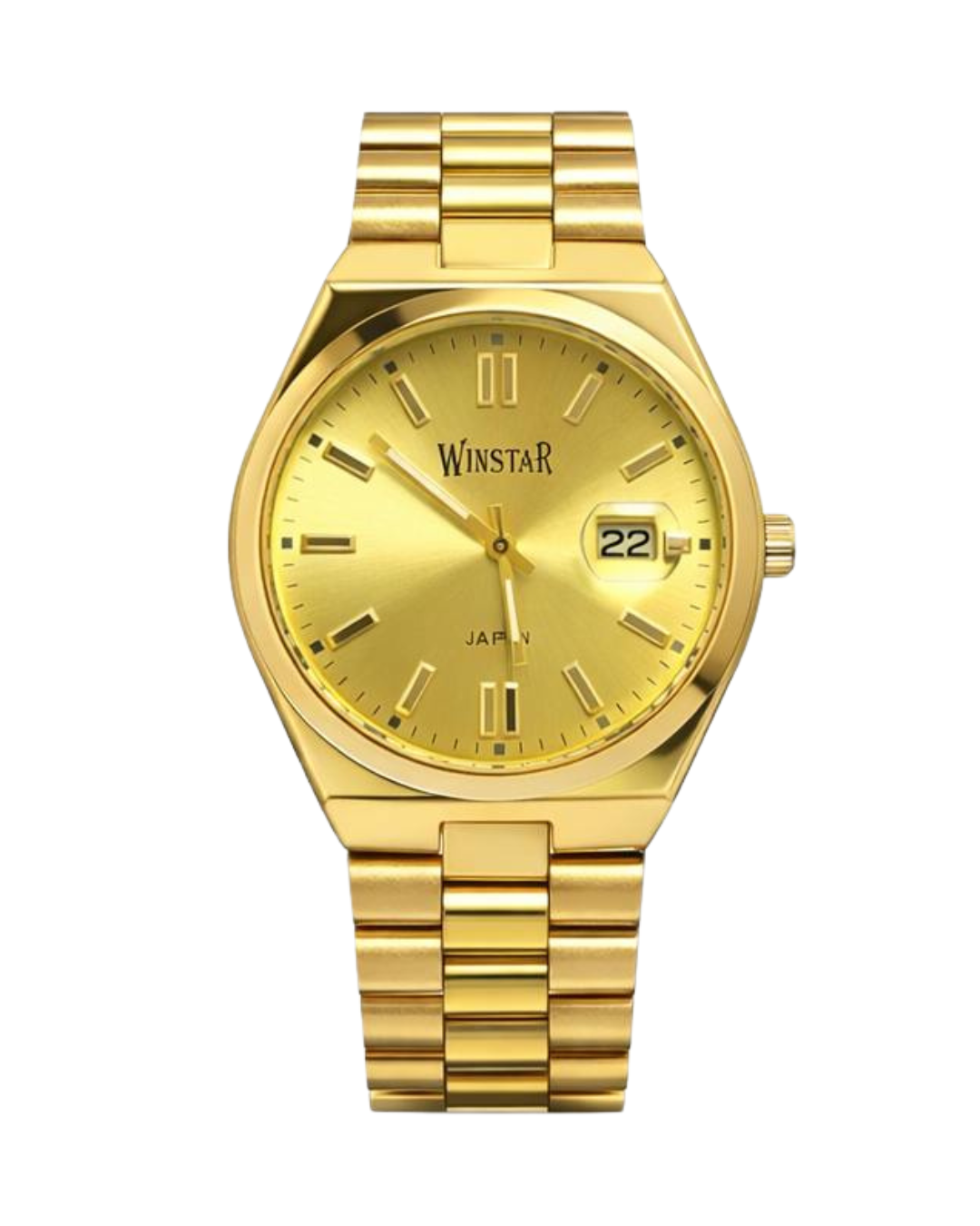 WINSTARWS-3283 Golden Dial Premium Men's Timepiece