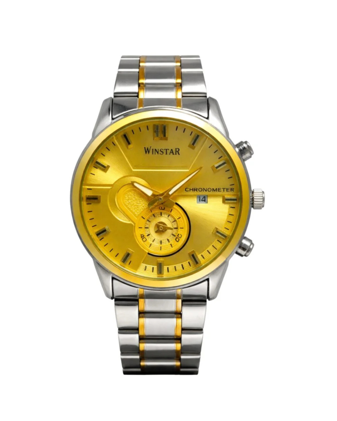 WINSTAR 136322 Golden Stainless Steel Men's Analog Watch