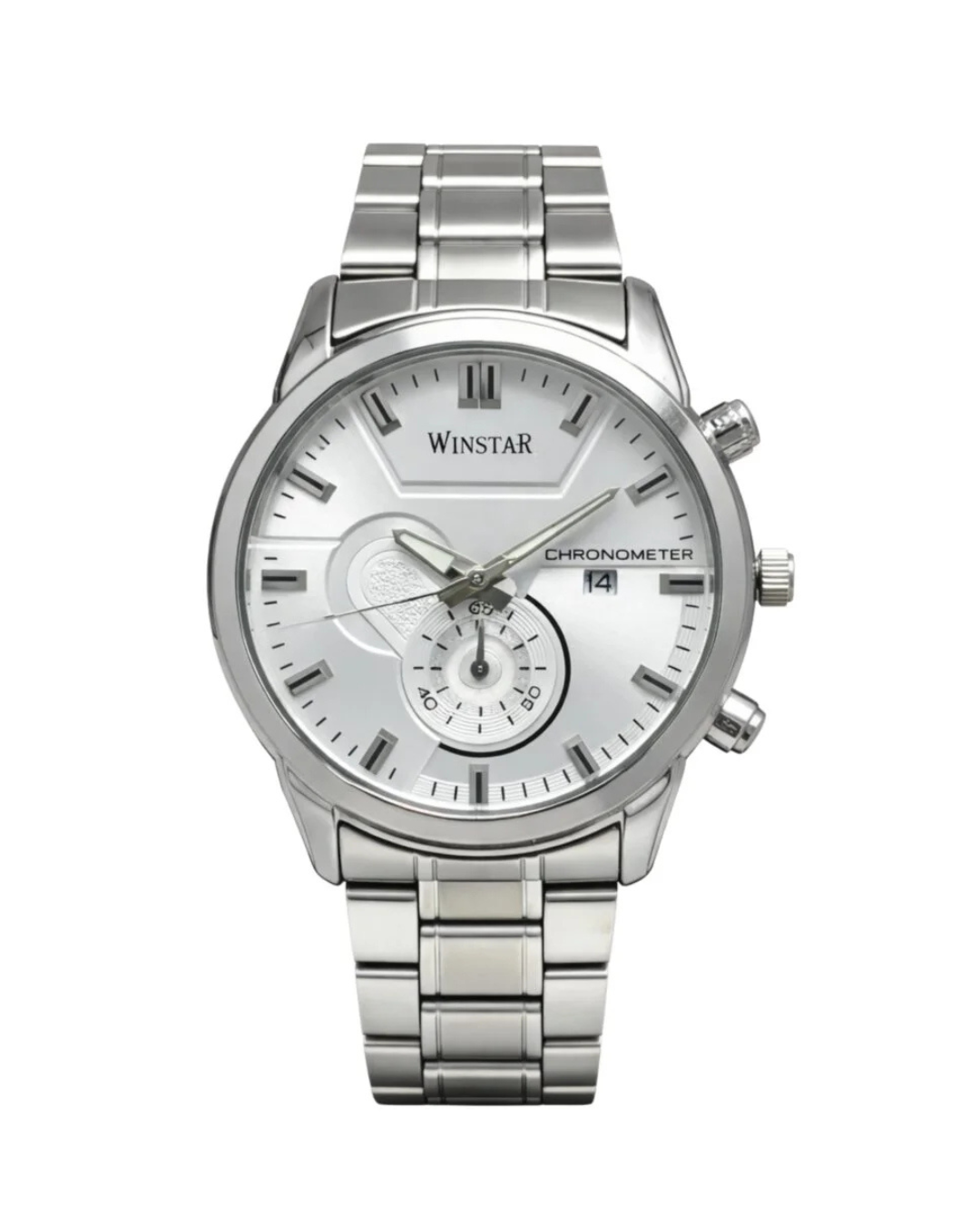 WINSTAR 136322 Silver Stainless Steel Men's Analog Watch