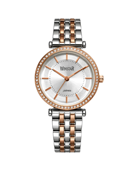 WINSTAR WS-2152 Ladies White Stainless Steel Analog Watch