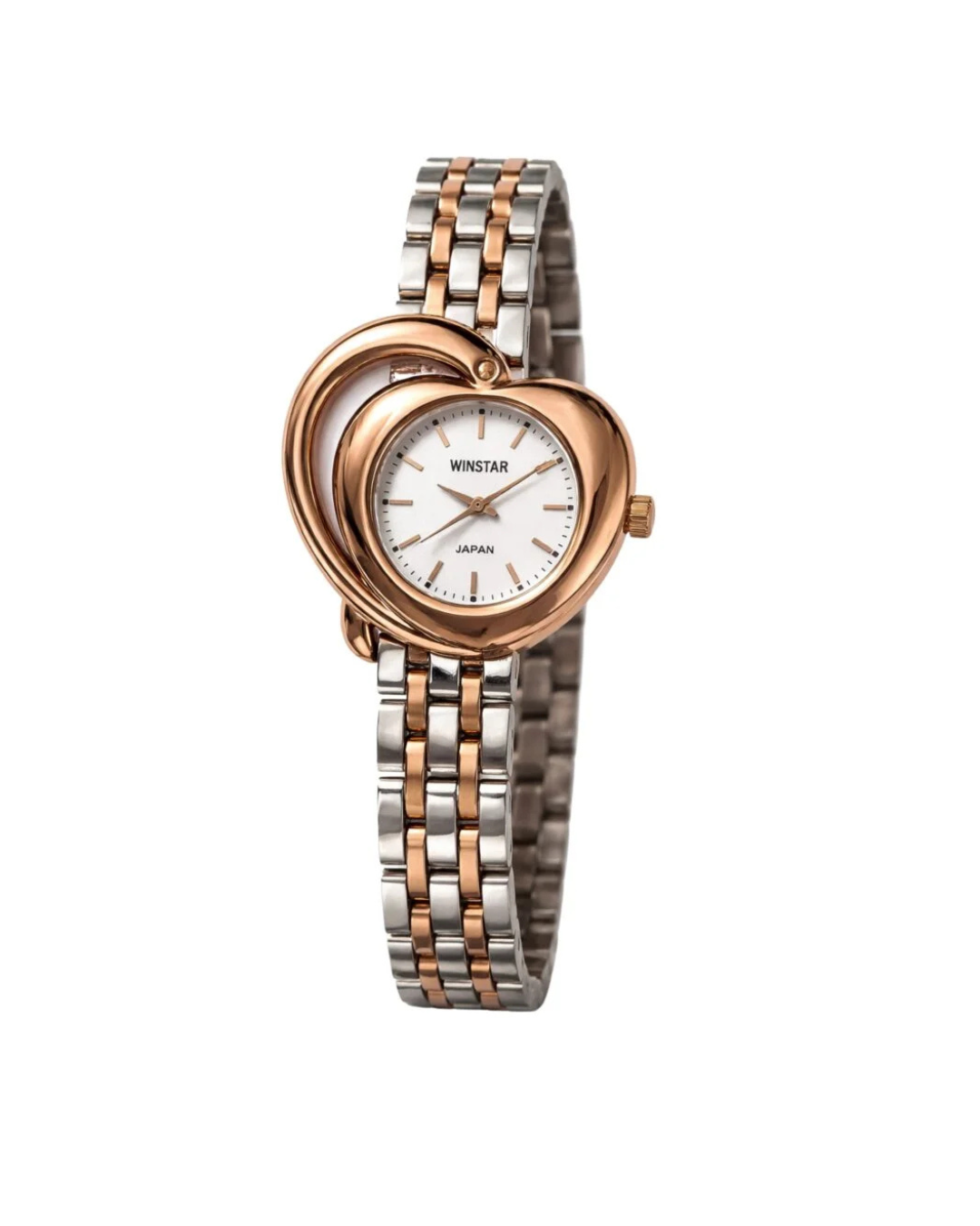 WINSTAR WS-5019 Ladies Brown White Stainless Steel Watch