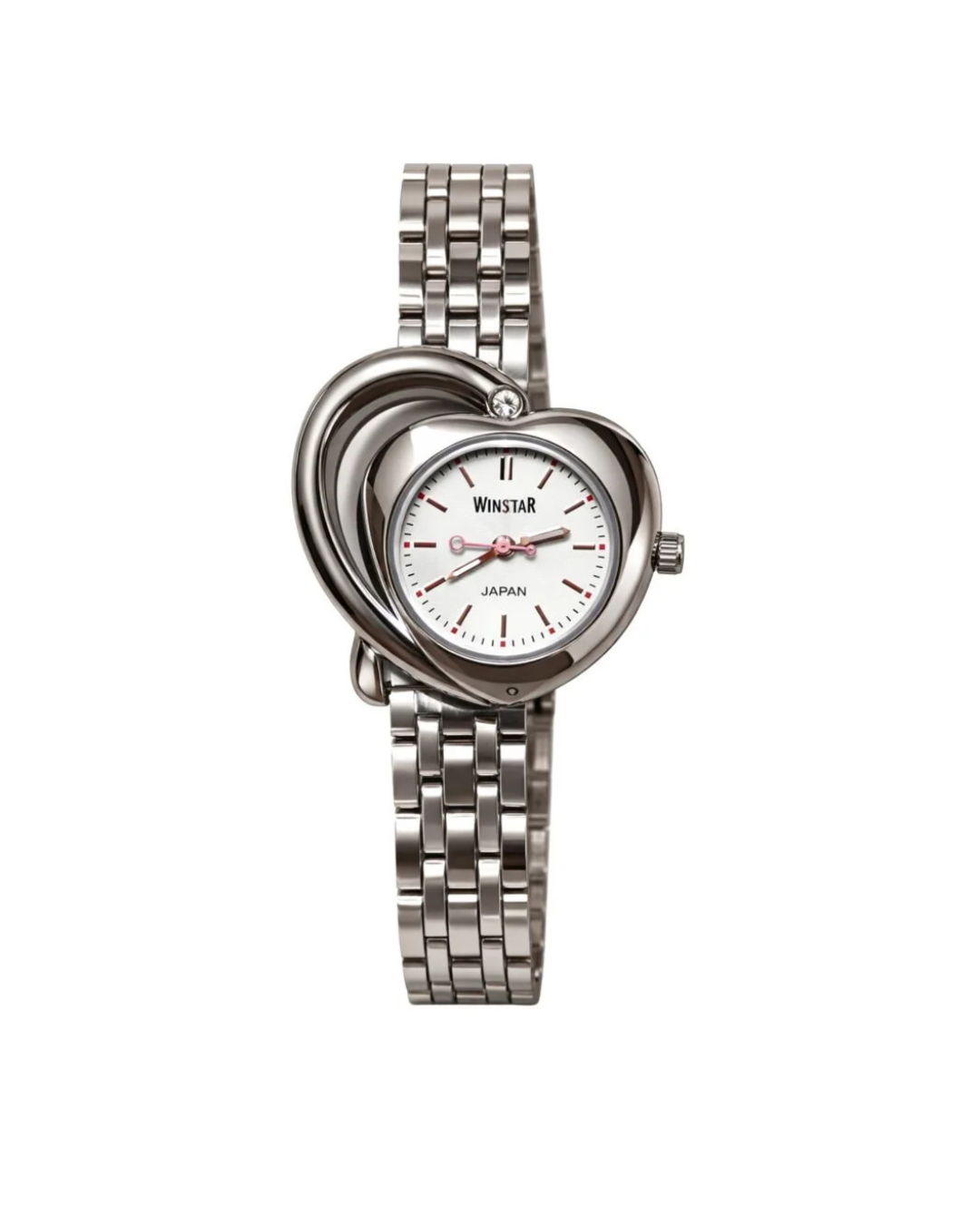 WINSTAR WS-5019 Ladies Silver Stainless Steel Watch