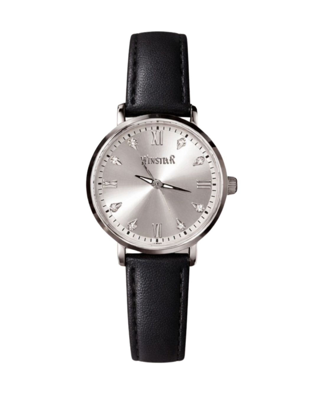 WINSTAR WS-8152 White Leather Japan Movement Watch
