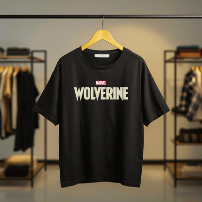 Wolverine Marvel Graphic Black T-Shirt