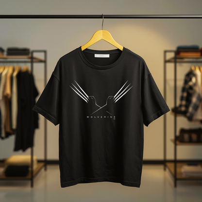 Wolverine Marvel Graphic Black T-Shirt