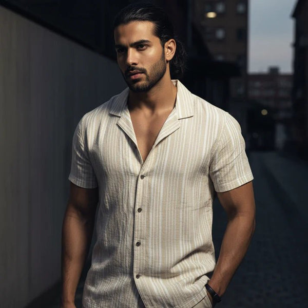 Baggy - Beige White Stripe - Bangladesh Business Club