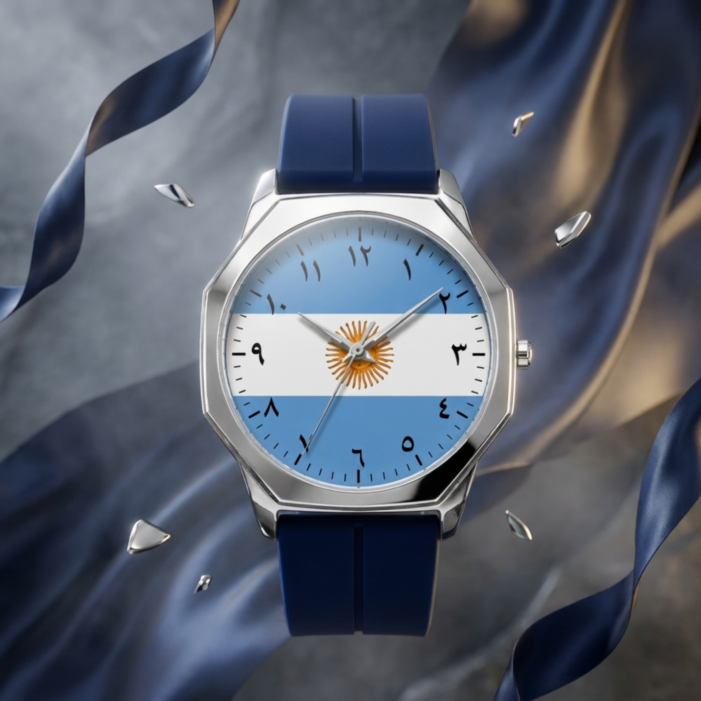 argentina blue_belt_silver_body