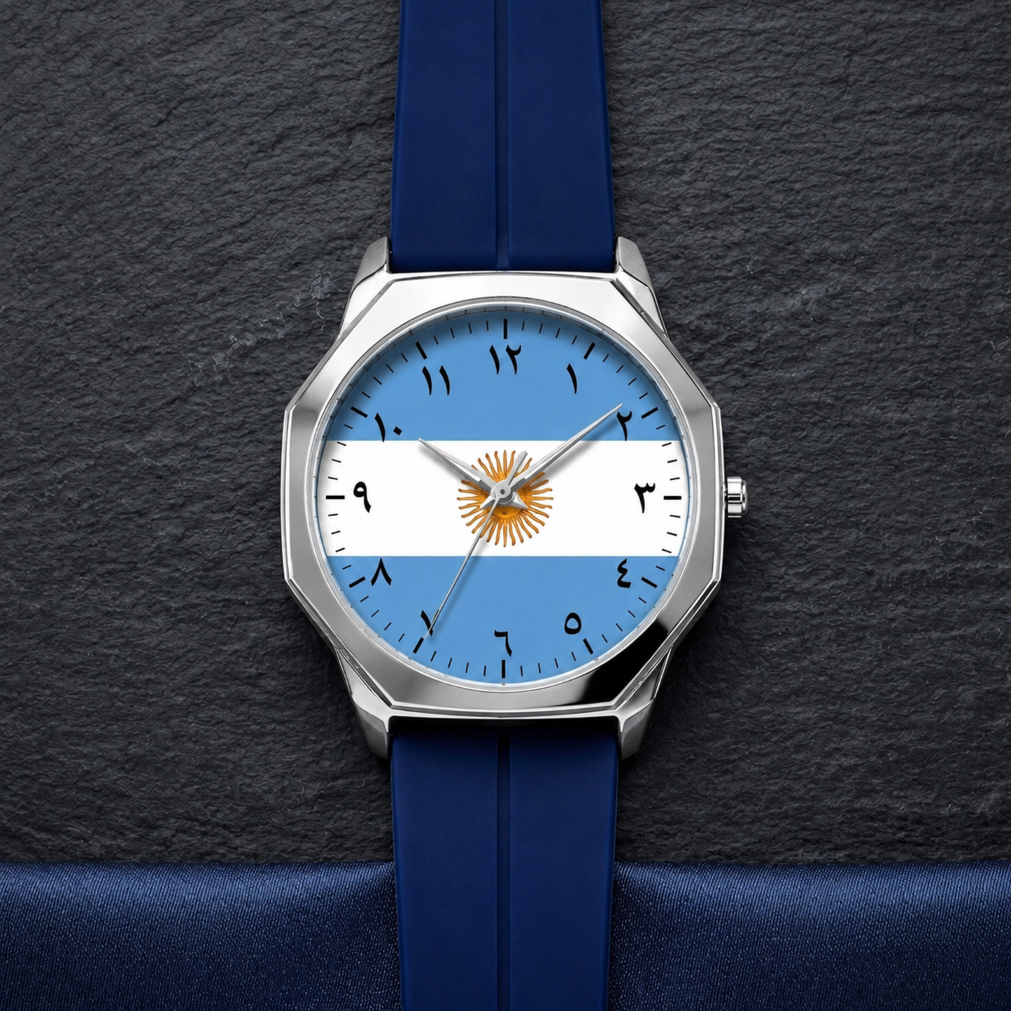 argentina blue_belt_silver_body