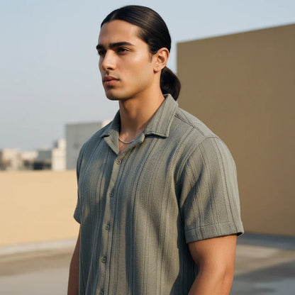 Baggy Shirt - Olive Green