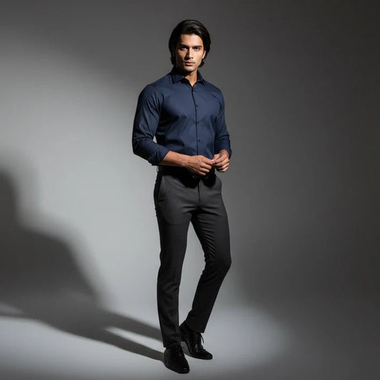 Dark Blue Check Shirt - SB5 - Bangladesh Business Club