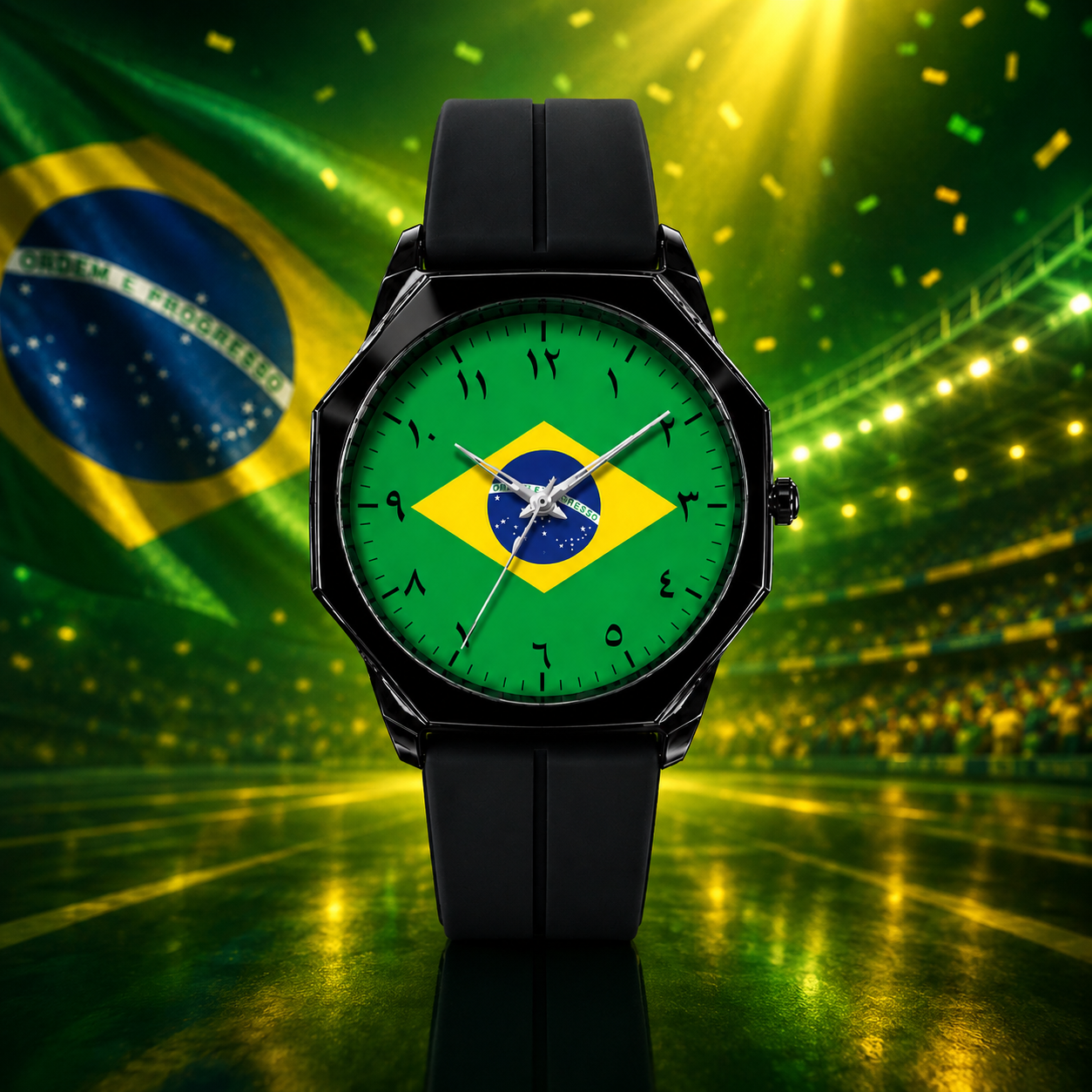 Brazil FIFA World Cup 2026 Watch - China Fiber Belt