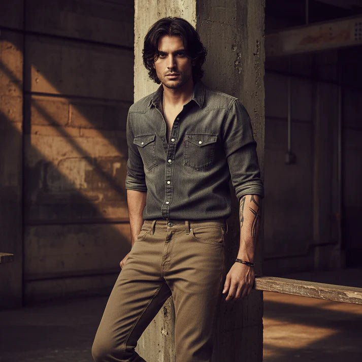 Khakhi Denim Relaxed fit Jeans - Bangladesh Business Club