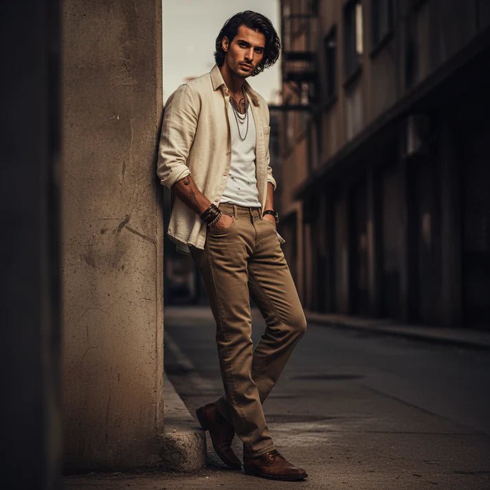Khakhi Denim Relaxed fit Jeans - Bangladesh Business Club