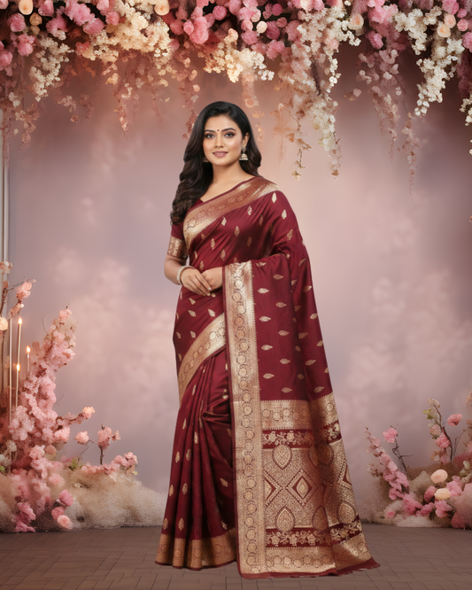 Elite Pure Benarosi Silk Saree