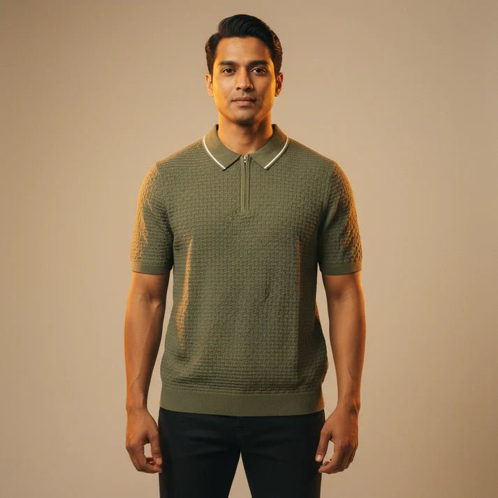 Olive Knitted Texture with JIP - Bangladesh Business Club