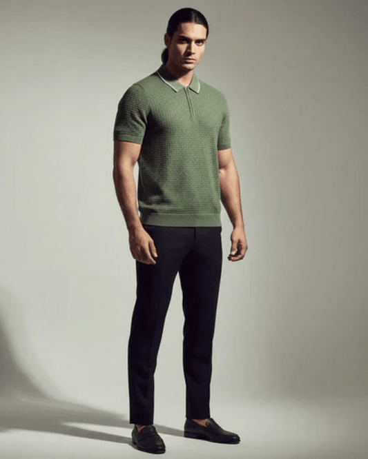 Olive Knitted Texture with JIP - Bangladesh Business Club