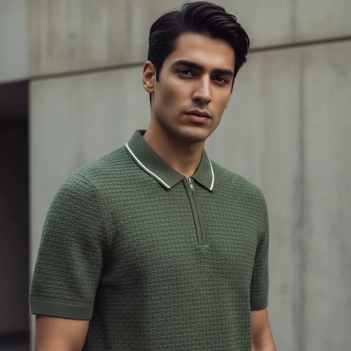 Olive Knitted Texture with JIP - Bangladesh Business Club