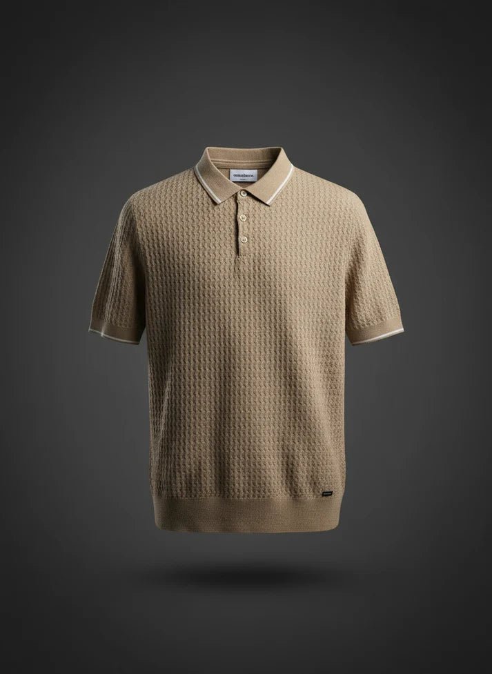 Polo - Biege with a white line on collar - Bangladesh Business Club