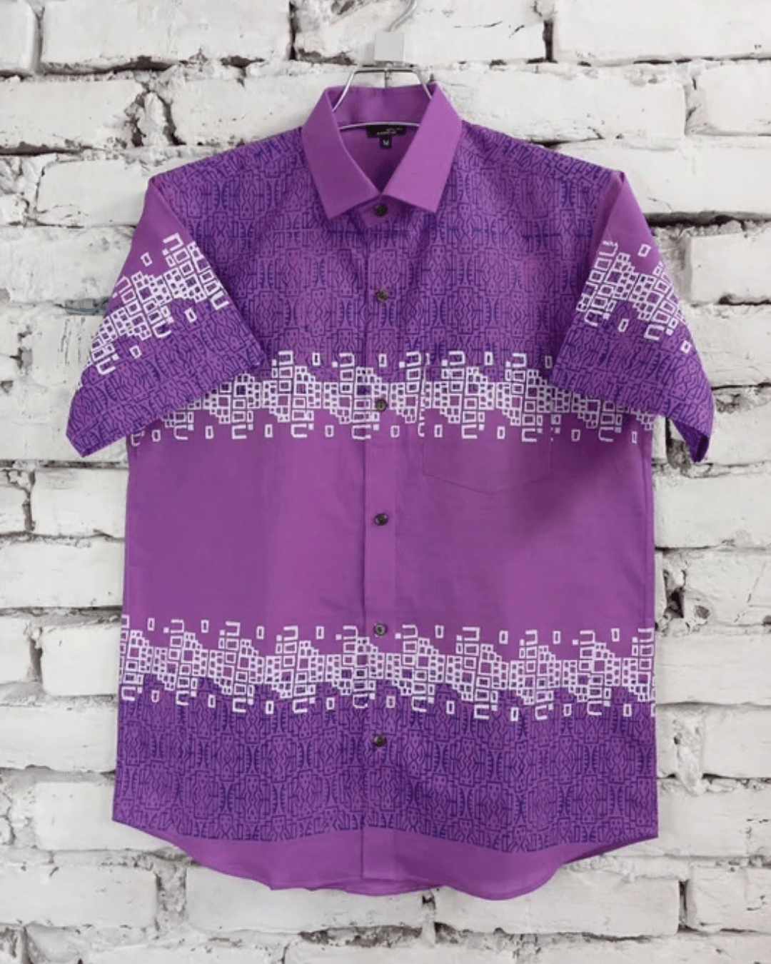 Premium Orchid Heritage Geometric Shirt - Bangladesh Business Club