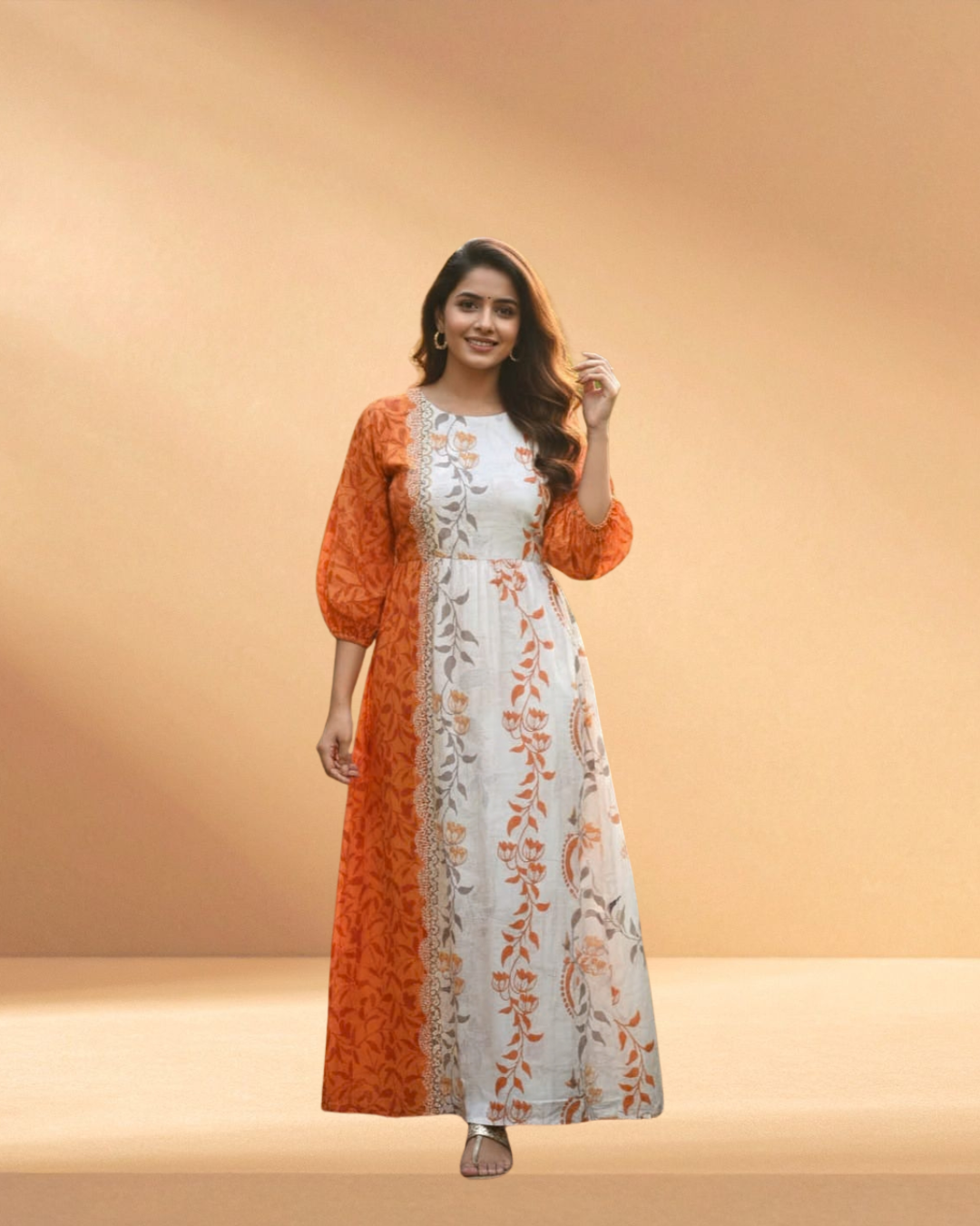 Zam Zam Opaline Mist Luxury Digital Printed 3-Piece