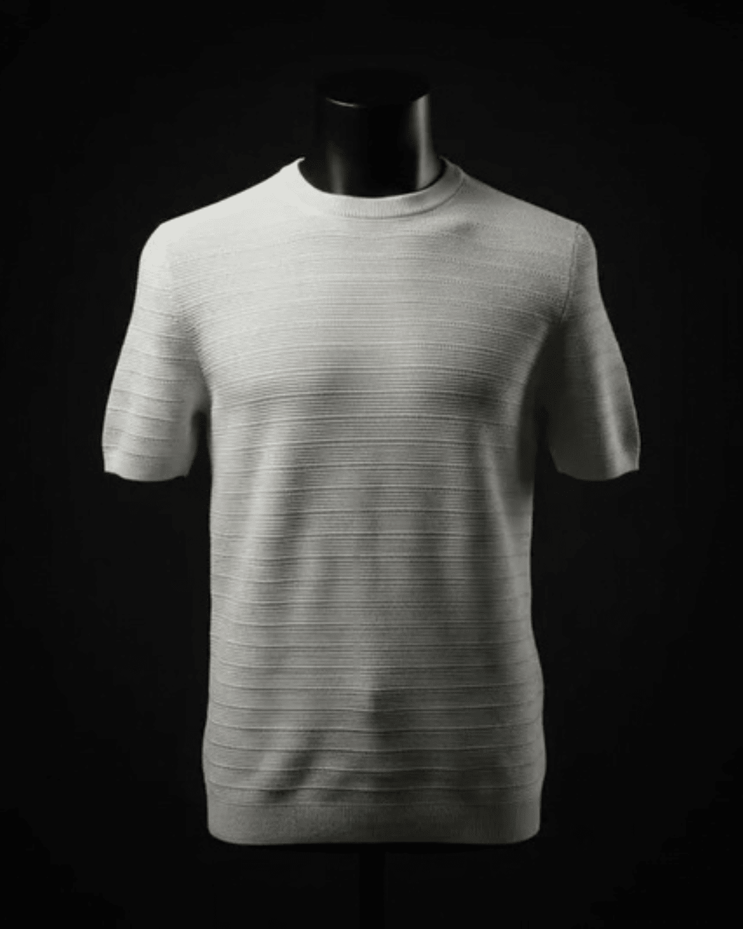 White - Knitted Tybor Round Neck - Bangladesh Business Club