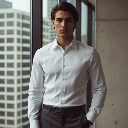 White Premium Shirt - Modern Fit - Bangladesh Business Club