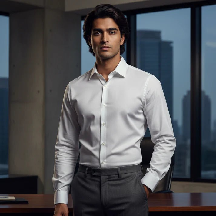 White Premium Shirt - Modern Fit - Bangladesh Business Club