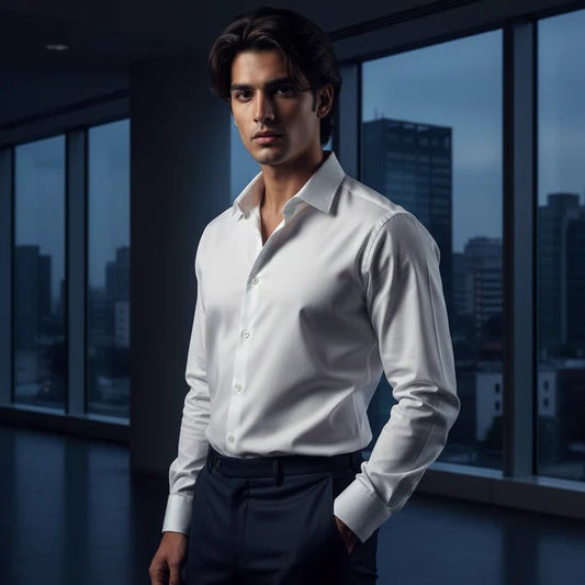 White Premium Shirt - Modern Fit - Bangladesh Business Club