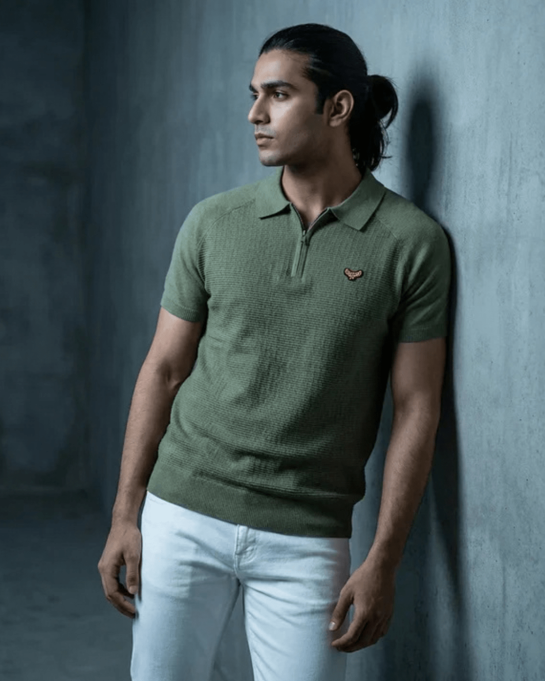 Zip Polo Ansdell - Green Shadow - Bangladesh Business Club